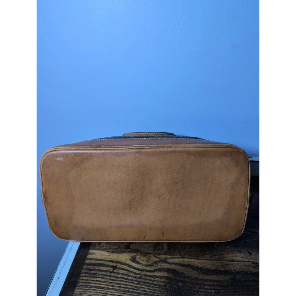 Louis Vuitton Alma PM Monogram Canvas Leather Vintage Bag‎ Brown Vintage
